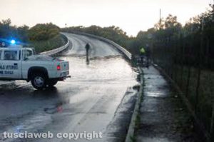 Viterbo - Strada allagata al Poggino il 29 maggio 2023