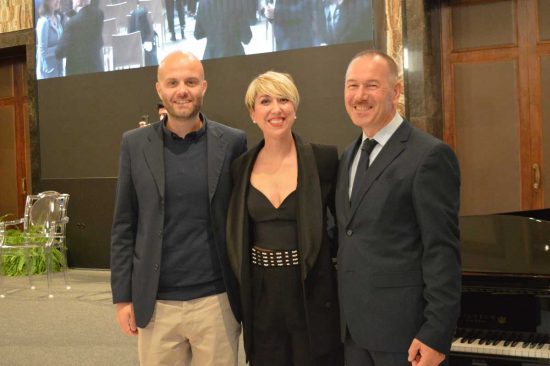 Napoli - Marco Siniscalco (Vice Gea), Alessandra Senzacqua (Pres.Gea), Leonardo Costellato (Terzo Settore Intesa San Paolo)