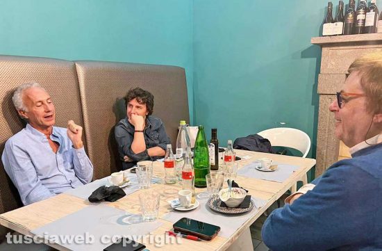 Marco Travaglio al ristorante il Gargolo
