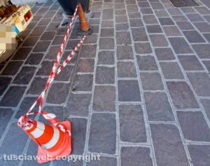 La pavimentazione a Desenzano del Garda