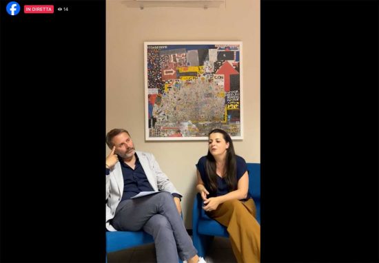 La diretta social di Frontini e Aronne
