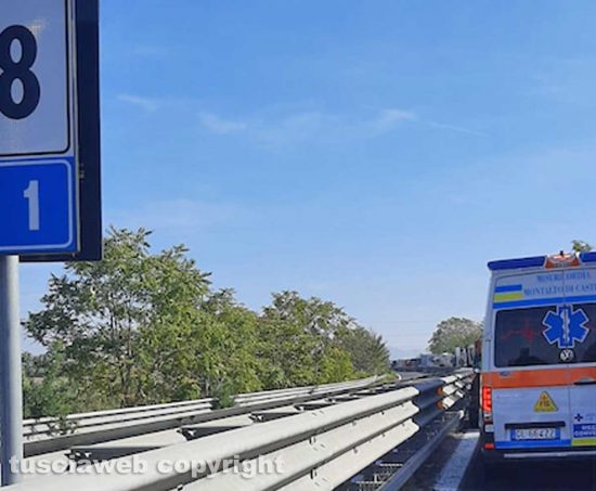 Incidente al chilometro 98 dell'Aurelia