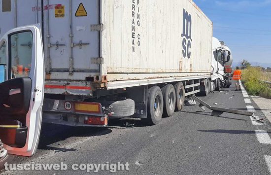 Incidente al chilometro 98 dell'Aurelia