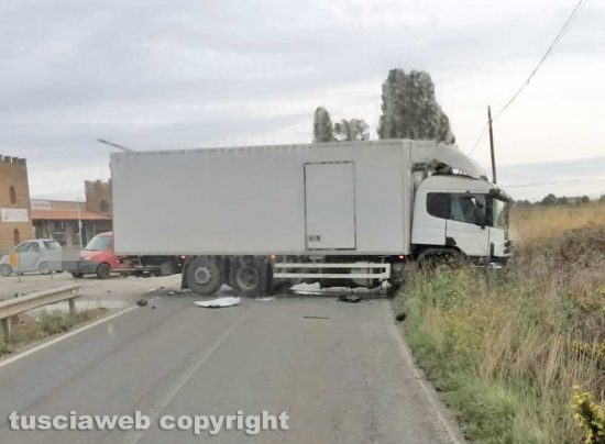 Tuscania - Incidente sulla Tarquiniese