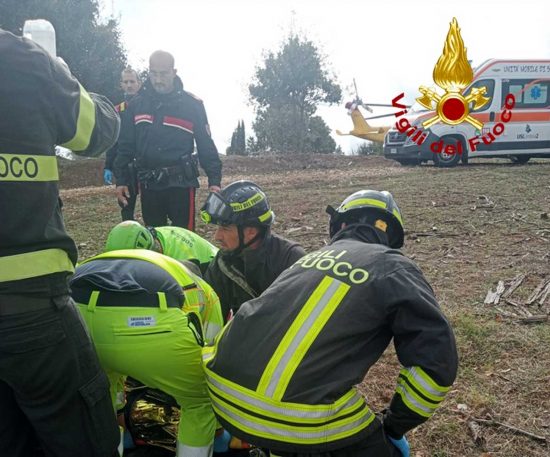 Vigili del fuoco - Incidente di caccia