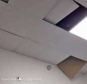Viterbo - Il soffitto del pronto soccorso di Belcolle