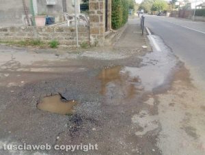 Perdita d'acqua a Monte Romano