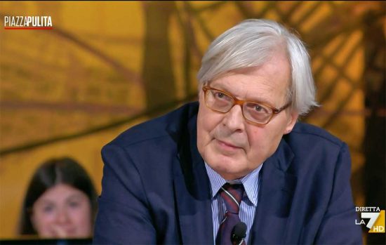 Vittorio Sgarbi a La7