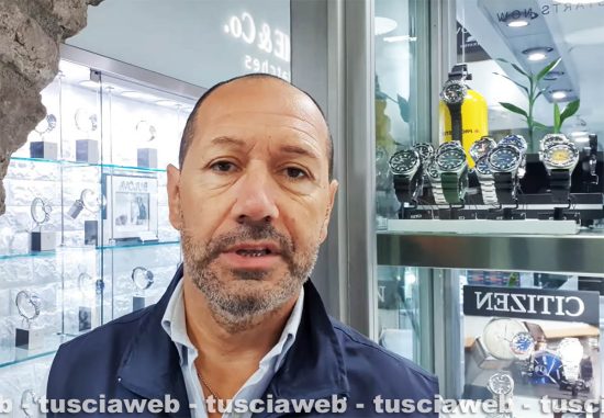 Viterbo - Marco Morbidelli, proprietario della gioielleria Time & co