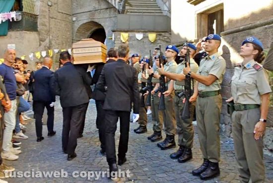 Canepina - I funerali di Arnaldo Brunetti