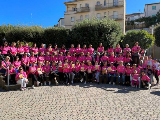 La Passeggiata rosa a Farnese