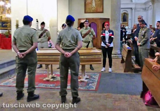 Canepina - I funerali di Arnaldo Brunetti