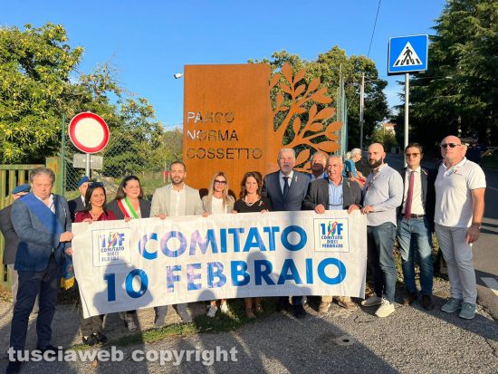 Viterbo - Manifestazione "Una Rosa per Norma Cossetto"