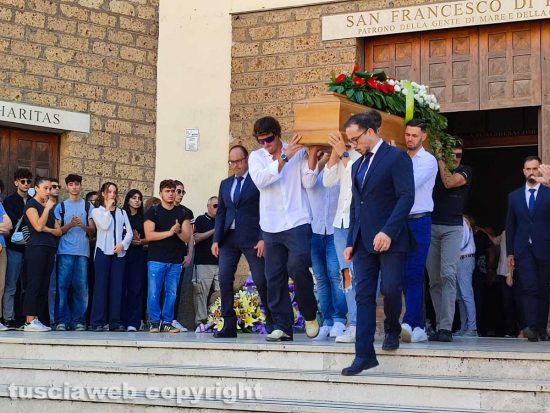 Civitavecchia - I funerali di Marco Corti
