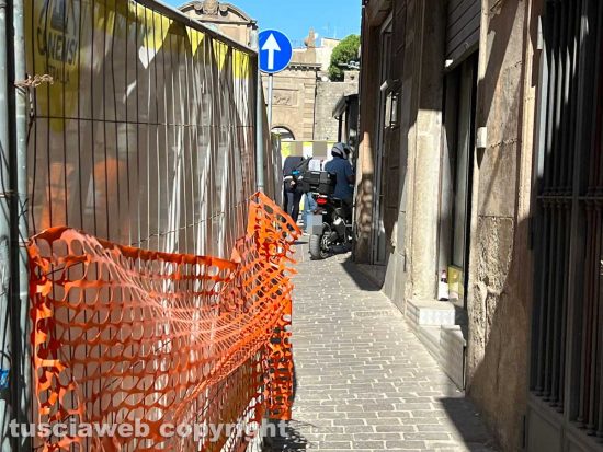 Viterbo - I lavori in via Matteotti