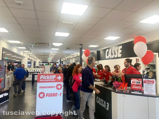 Viterbo - Apertura Mediaworld nel capoluogo della Tuscia