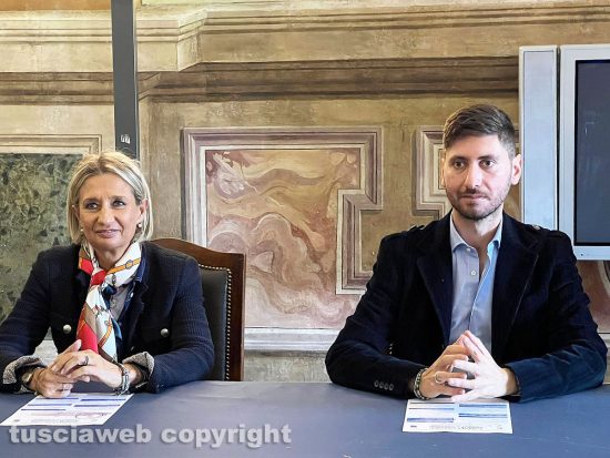 Viterbo - Presentazione assemblea Anci Lazio - Maria Rita De Alexandris e Stefano Bigiotti