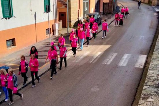 La Passeggiata rosa a Farnese