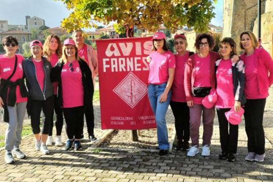 La Passeggiata rosa a Farnese