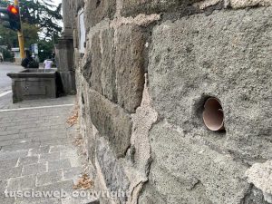 Viterbo - Il foro sulle mure castellane