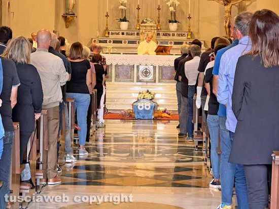 Viterbo - I funerali di Marco Salvatori