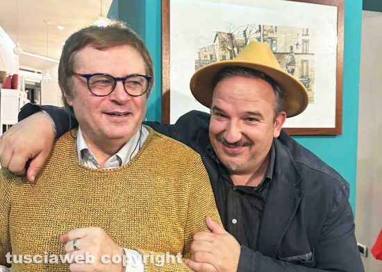 Luca Telese con Carlo Galeotti