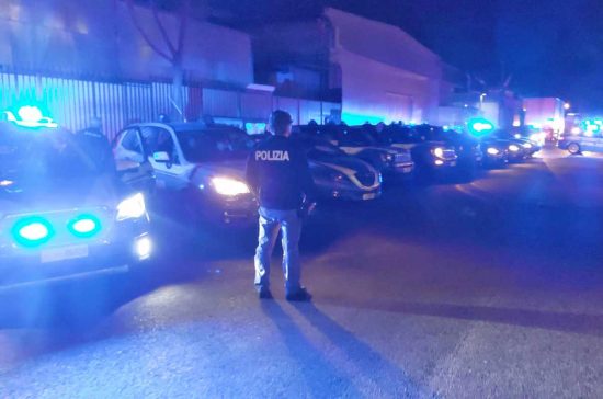 Roma - Blitz della polizia a Tor Bella Monaca