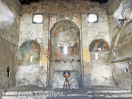 Vetralla - Gli affreschi della chiesa di Foro Cassio