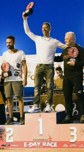 Sport - Giuseppe Monari sul terzo gradino del podio