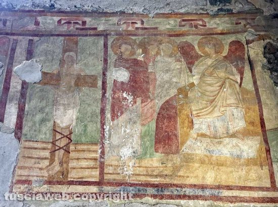 Vetralla - Gli affreschi della chiesa di Foro Cassio