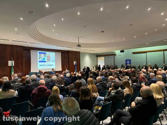 Viterbo - Il pubblico alla presentazione del libro del generale Vannacci