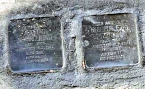Roma - Pietre d'inciampo danneggiate