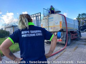 Prato - Alluvione Toscana - I volontari Aeopc Tarquinia in soccorso
