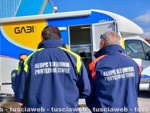 Prato - Alluvione Toscana - I volontari Aeopc Tarquinia in soccorso