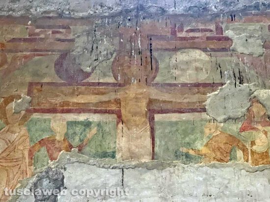 Vetralla - Gli affreschi della chiesa di Foro Cassio