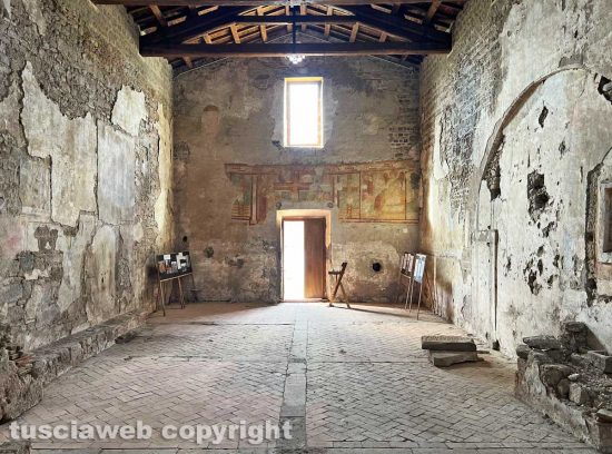 Vetralla - Gli affreschi della chiesa di Foro Cassio