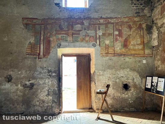 Vetralla - Gli affreschi della chiesa di Foro Cassio