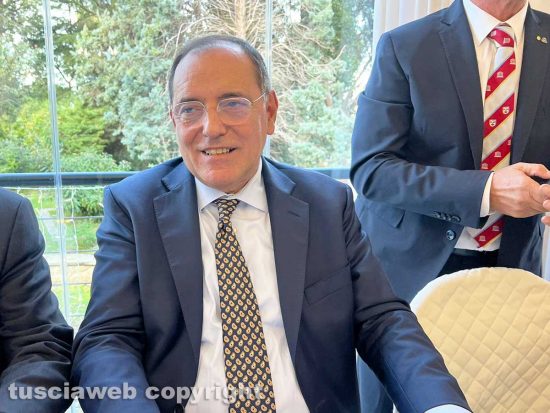 Vitorchiano - Il prefetto Antonio Cananà al pranzo Sodalizio facchini di santa Rosa