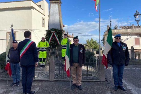 Bassano in Teverina - Le celebrazioni per la giornata dell'Unità nazionale e delle Forze armate