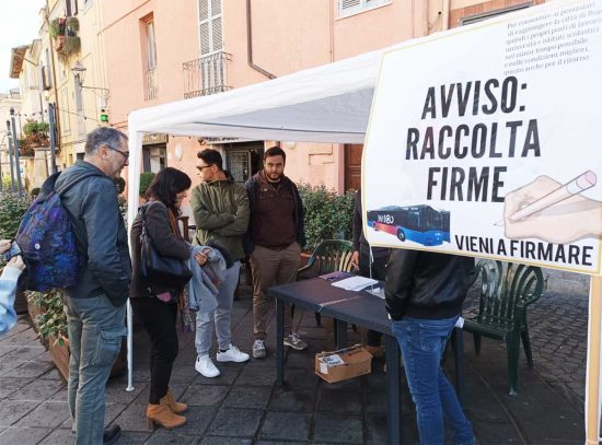 Nepi - Raccolta firme per linea Cotral da una linea Cotral da Civita Castellana a Cesano di Roma