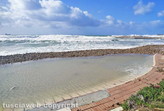 Nuova mareggiata a Civitavecchia