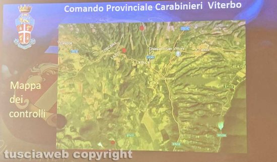Bosco della droga - La mappa dei controlli