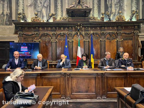 Da sinistra Carlo Savador, Giampiero Cozzo, Umberto Di Fusco, Chiara Frontini, Emanuele Aronne e Mauro Vinciotti