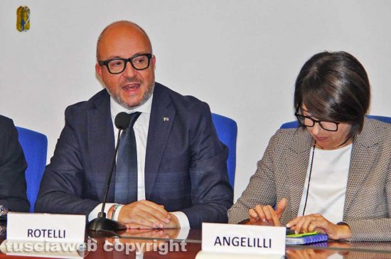 Il deputato Fabio Rampelli con la vice presidente della regione Roberta Angelilli