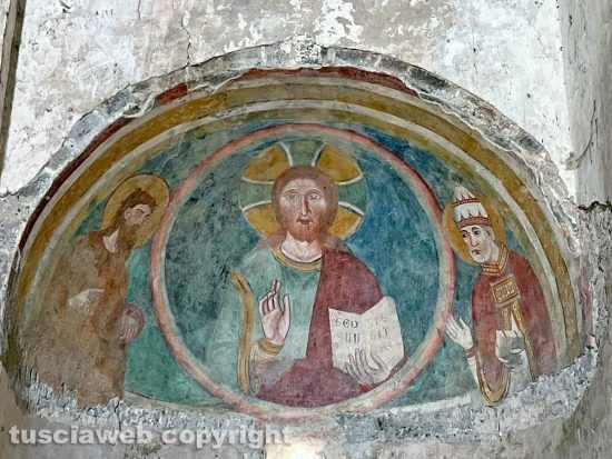 Vetralla - Gli affreschi della chiesa di Foro Cassio
