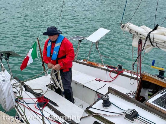 Civitavecchia - Lo skipper Dario Canestrelli salpa per i Caraibi