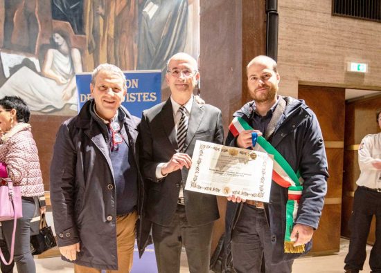 Roma - Cerimonia conferimento premio internazionale medaglia d'oro "Maison des Artistes"&nbsp;