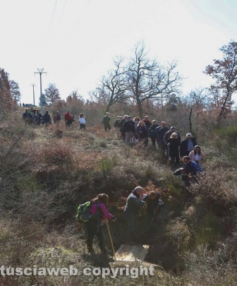 Soriano nel Cimino - Passeggiata organizzata in occasione dei 100 anni dalla nascita di Pasolini