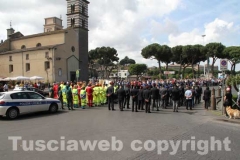 La manifestazione in piazza dei Caduti
