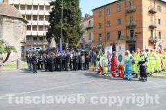 La manifestazione in piazza dei Caduti